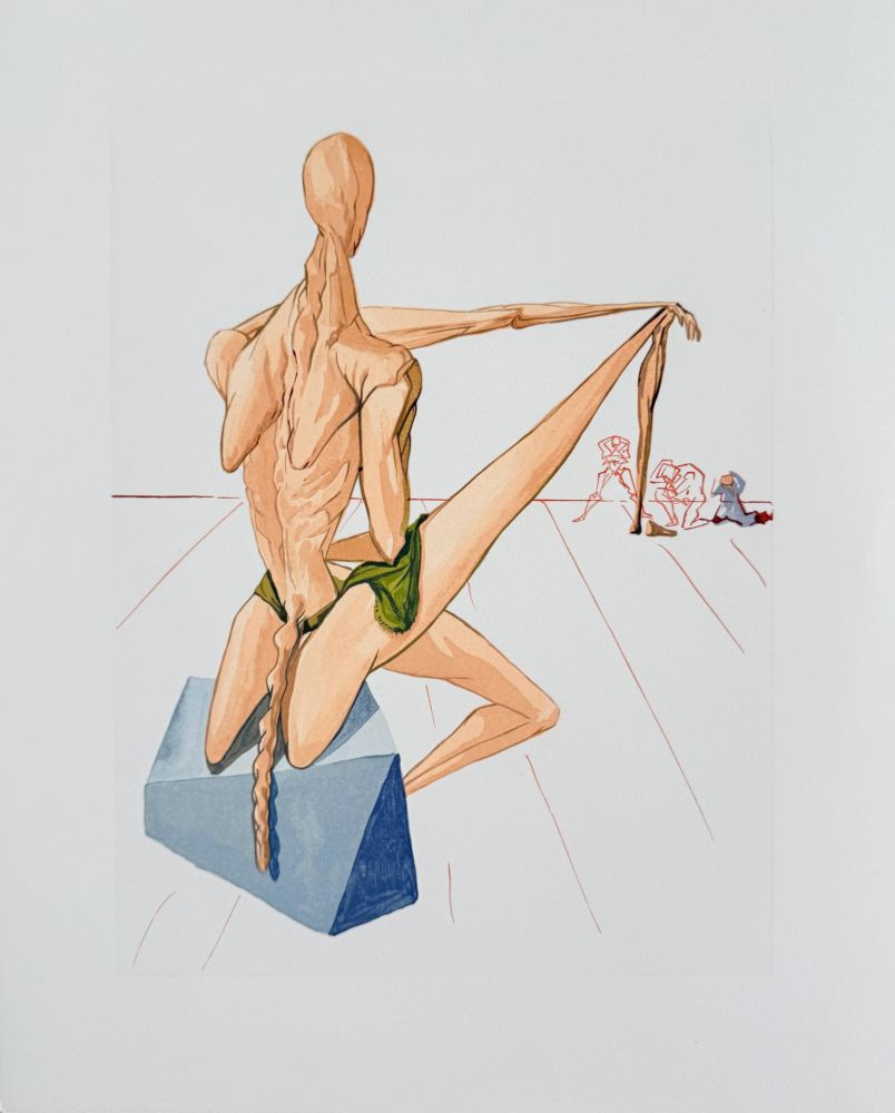 Gravure Sur Bois Dali - The Inferno, Canto 5 - Minos