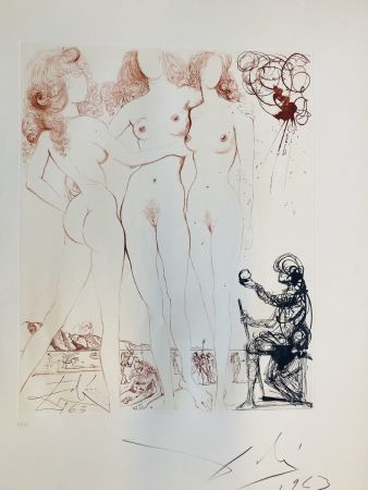 Pointe-Sèche Dali - The Judgment of Paris. From the suite 