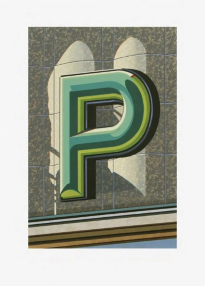 Lithographie Cottingham - The Letter P