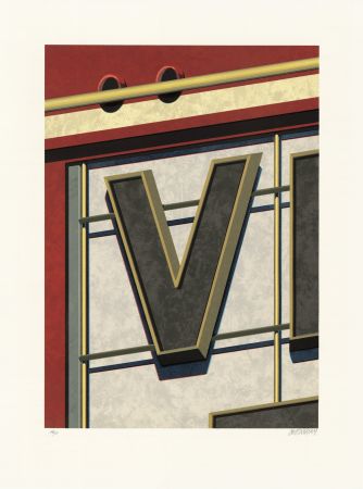 Lithographie Cottingham - The Letter V