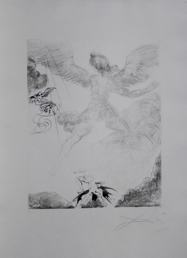 Gravure Dali - The Mythology Icarus