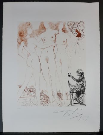 Gravure Dali - The Mythology Judgment of Paris 