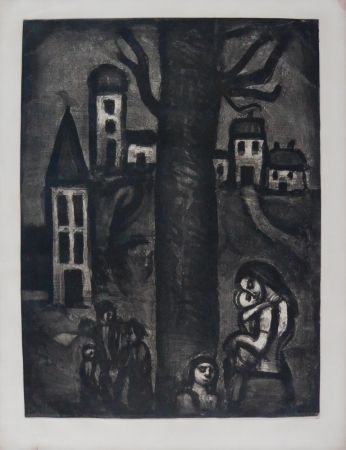 Eau-Forte Et Aquatinte Rouault - The Neighborhood of The Long Suffering