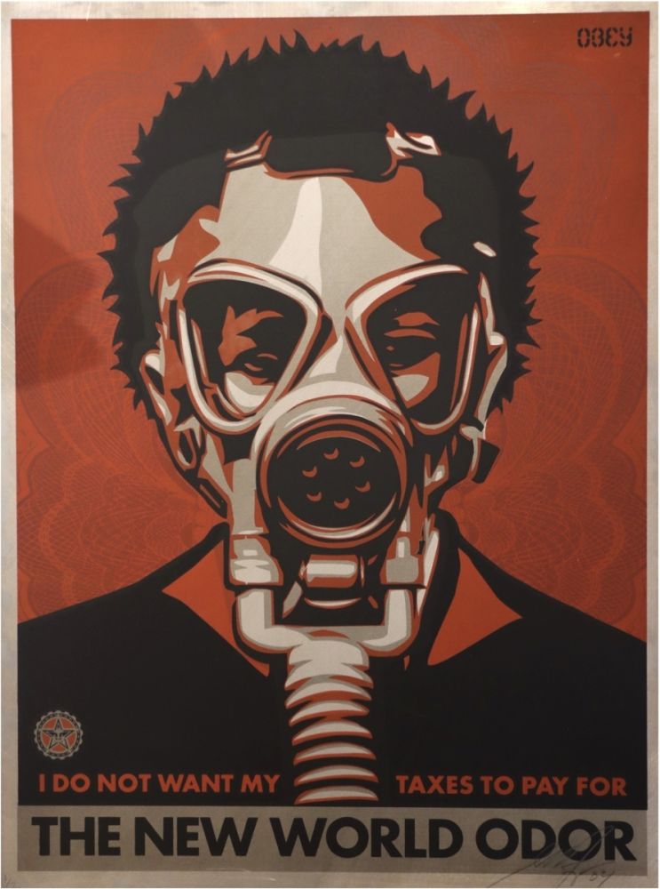Sérigraphie Fairey - The New World Odor
