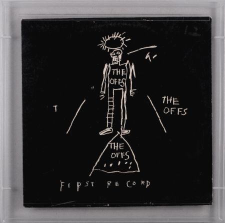 Lithographie Basquiat - The Offs : First Record, 1984 - Scarce original FIRST PRINTING, with Plexiglas frame!