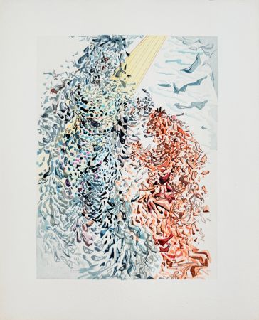 Gravure Sur Bois Dali - The Paradise, Canto 11 - Opposition