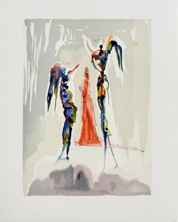 Gravure Sur Bois Dali - The Paradise, Canto 27 - The Gloria Patri
