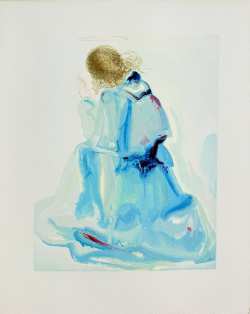 Gravure Sur Bois Dali - The Paradise, Canto 2 - The Angel