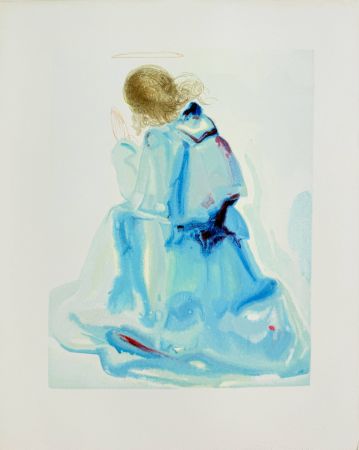 Gravure Sur Bois Dali - The Paradise, Canto 2 - The Angel