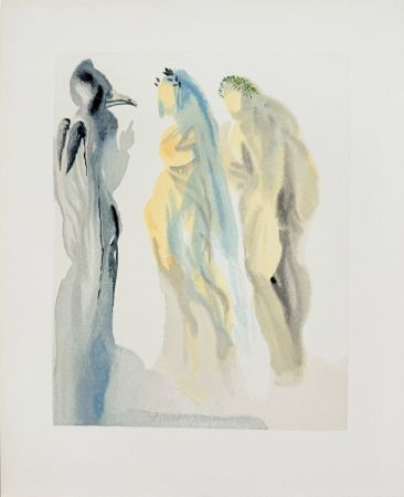 Gravure Sur Bois Dali - The Paradise, Canto 32 - Preparation for Final Prayer