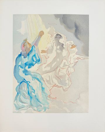 Gravure Sur Bois Dali - The Paradise, Canto 32 - Preparation for Final Prayer