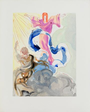Gravure Sur Bois Dali - The Paradise, Canto 32 - Preparation for Final Prayer