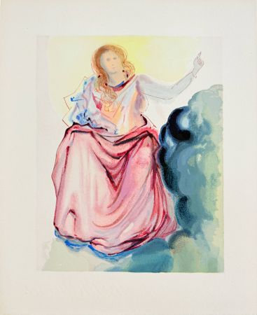 Gravure Sur Bois Dali - The Paradise, Canto 32 - Preparation for Final Prayer