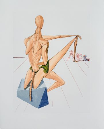 Gravure Sur Bois Dali - The Paradise, Canto 32 - Preparation for Final Prayer