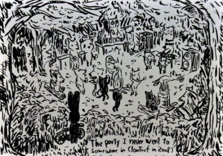 Lithographie Kaga - The party I never went to...