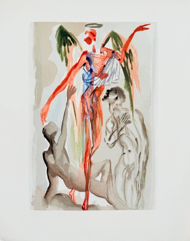 Gravure Sur Bois Dali - The Purgatory, Canto 32 - The Barthly Paradise