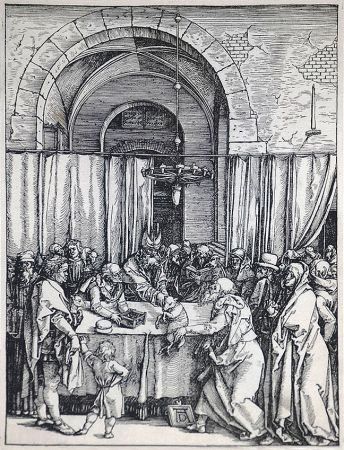 Gravure Sur Bois Durer - The Rejection of Joachim's Offering (The Life of the Virgin), c. 1504
