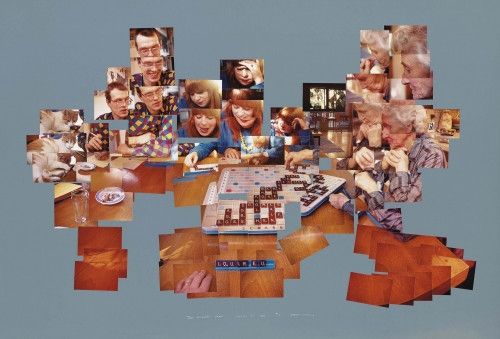 Multiple Hockney - The Scrabble Game