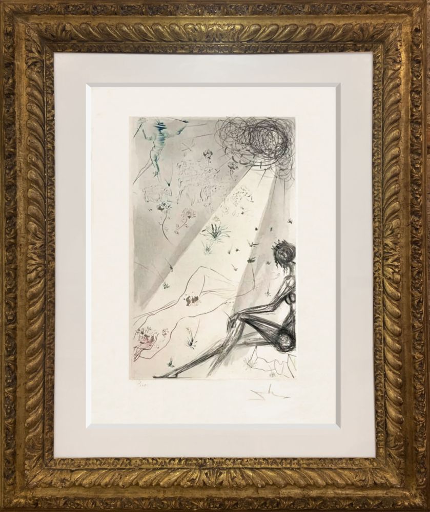 Gravure Dali - The sharp  herd