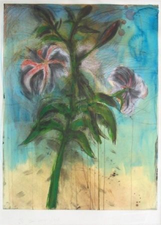Intaglio Dine - The Sky and Lilies