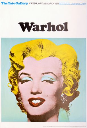 Lithographie Warhol - The Tate Gallery - Marilyn Monroe, 1971.