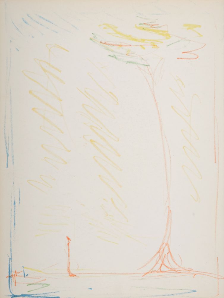 Lithographie Giacometti - The Tree, 1952
