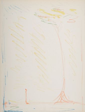 Lithographie Giacometti - The Tree, 1952