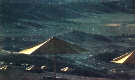 Multiple Christo - The Umbrellas, Japan-USA, 1984-91, California, USA Site