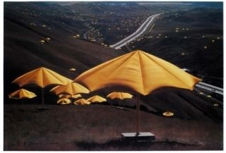 Offset Christo - The Umbrellas, Japan - USA 1984-91 