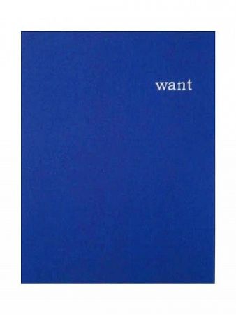 Sérigraphie Anastasi - The Want Portfolio (Blue)