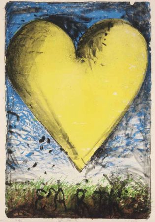 Lithographie Dine - The Yellow Heart
