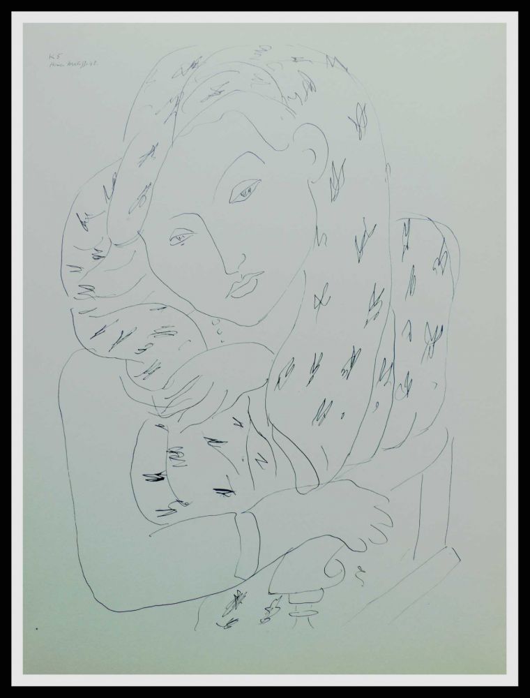 Lithographie Matisse (After) - THEMES & VARIATIONS V