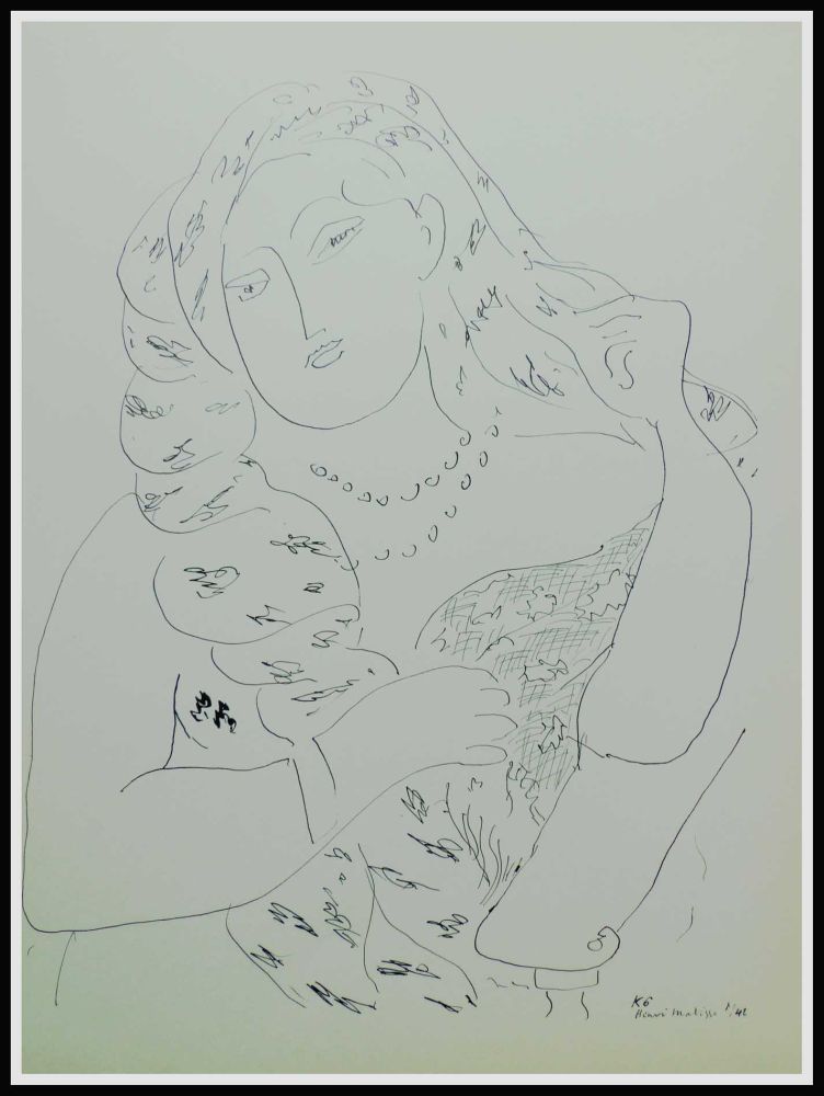 Lithographie Matisse (After) - THEMES & VARIATIONS VI