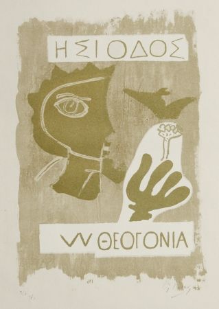 Lithographie Braque - Theogonie III