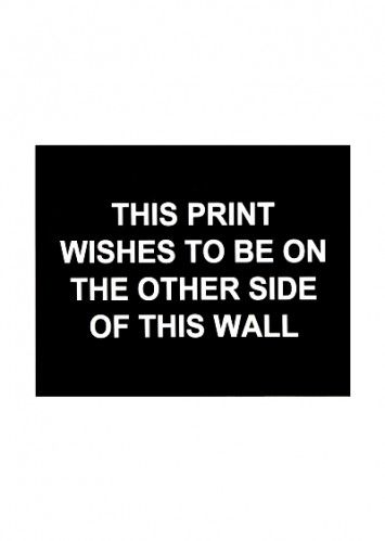 Gravure Prouvost  - This print wished to be on the other side of this wall