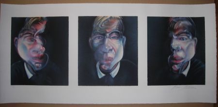 Lithographie Bacon - Three studies for a Self-Portrait