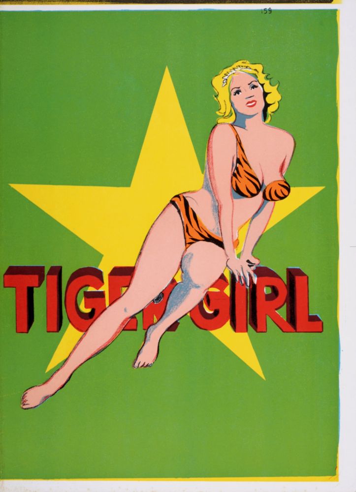 Lithographie Ramos - Tiger Girl, 1964