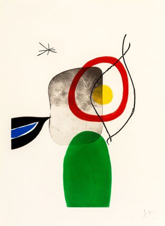 Eau-Forte Et Aquatinte Miró - Tir à l'arc