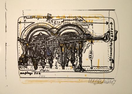 Lithographie Luginbühl - Tischlein deck dich