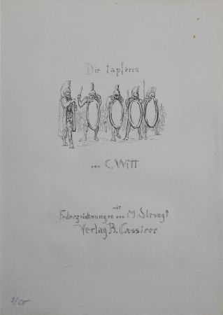 Lithographie Slevogt - Titel 