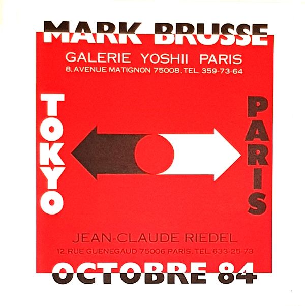 Lithographie Brusse - Tokyo  Paris  