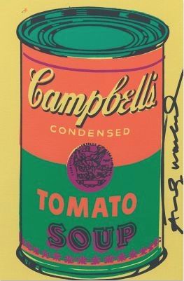 Lithographie Warhol - Tomato Soup Bookplate