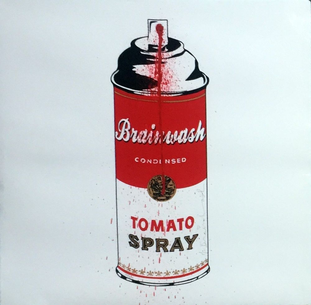 Sérigraphie Mr Brainwash - Tomato Spray Can