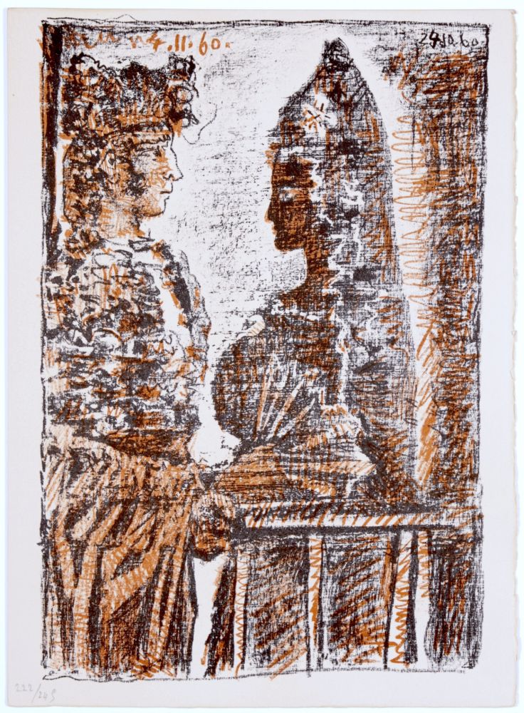 Aquatinte Picasso - Torero and Señorita