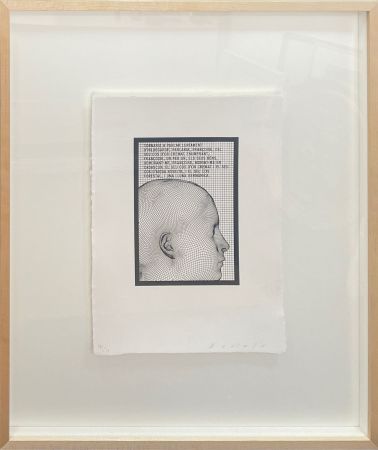 Gravure Plensa - “Tornaria a parlar lentament”
