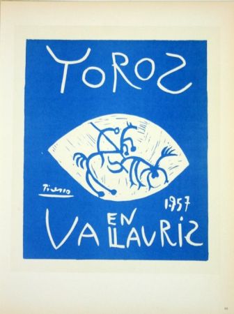 Lithographie Picasso - Toros en Vallauris 