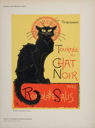 Lithographie Steinlen - Tournée du Chat Noir, 1897