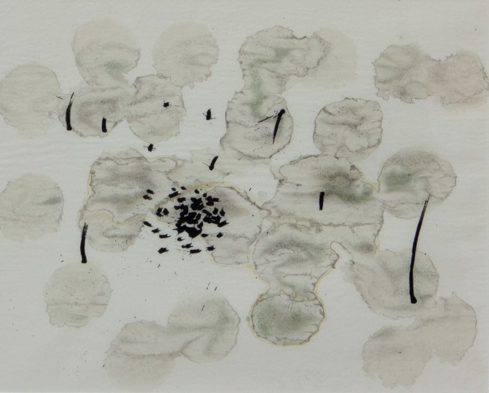 Lithographie Miró - TRACE SUR L'EAU
