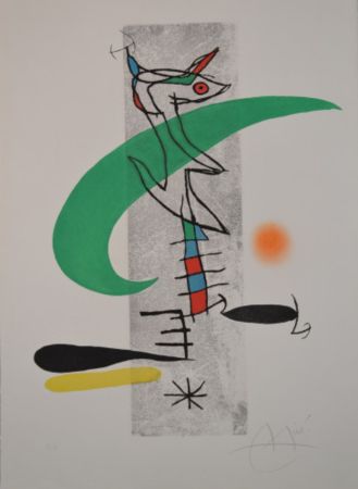 Eau-Forte Et Aquatinte Miró - Translunaire - D659