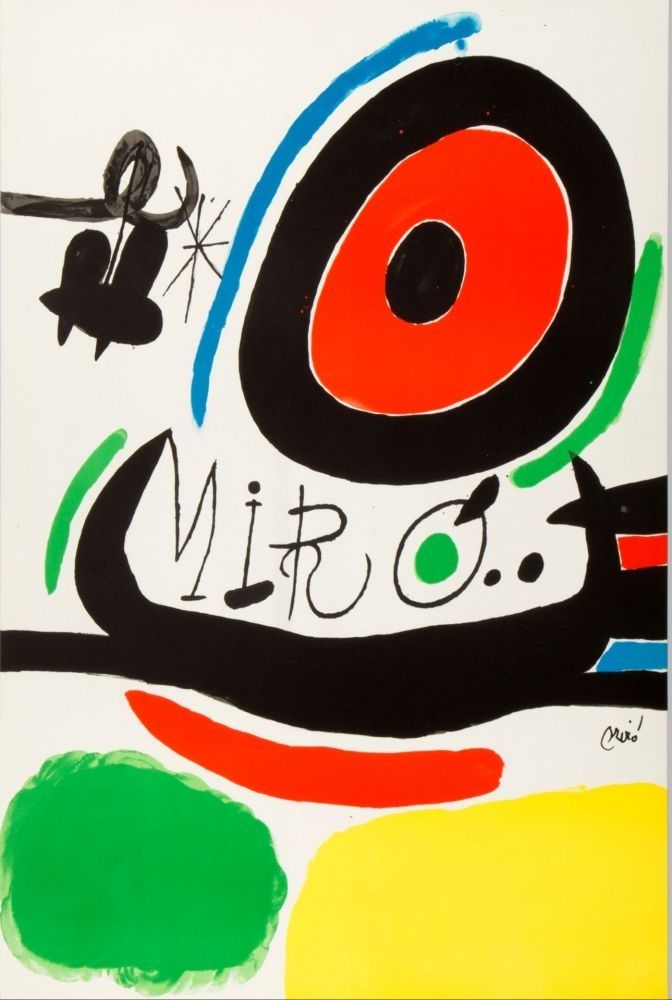 Lithographie Miró - Tres Libres